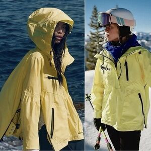 Free People Movement Peak To Peak Popover Jacket - Lemon Verbena - XS NWT